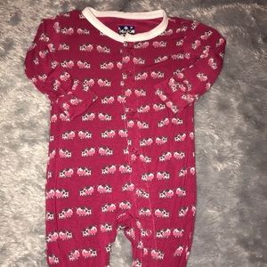 Kickee pants footie with snaps